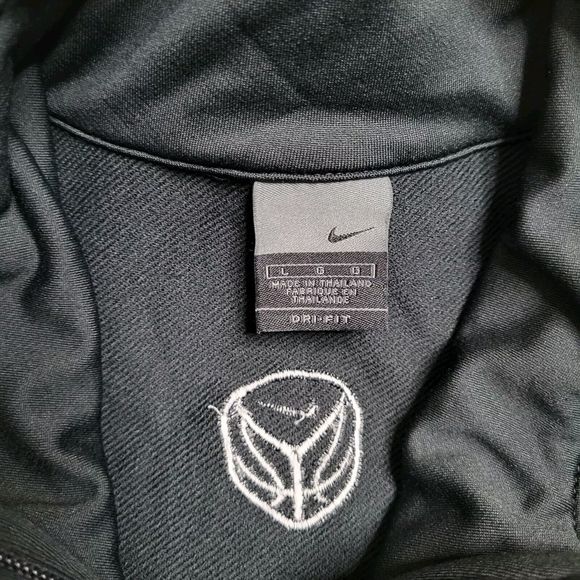 Nike Hoop Tech Basketball Warm Up Jacket Black Reflective Stripes Men’s Large - Picture 7 of 14